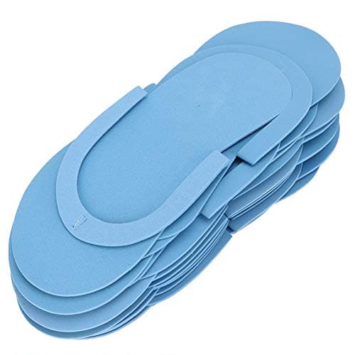 12 Pair Disposable Flip Flops, Portable Spa Slippers for One Size, Non-Slip Pedicure Slipper for Home Travel and Beauty Salon, Foam Sandal with Light Weight(39 * 20 * 9cm-Blue)