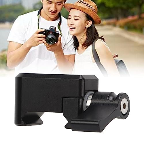 Denash NATO Rail Clamp, 1/4 3/8 Screw Hole, Portable Quick Release Aluminum Alloy NATO Clamp for Camera Cage for Vlog Shooting — view 2