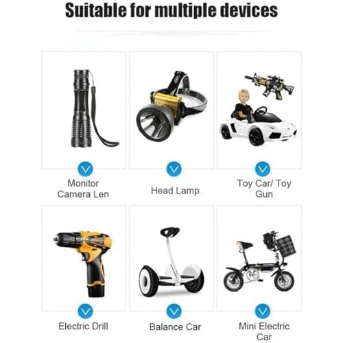 FiTspi 18V/21V 1A Universal Battery Charger with Indicator Light for Cordless Drill Battery Chainsaw, Power Adapter for Lithium Battery AC 100 240V Input With 5.5x2.5mm DC Output — view 5