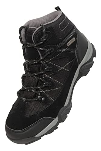Mountain Warehouse Trail Kids Waterproof Walking Boots Black 4 — view 6