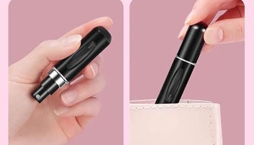 Fia Direct 6ML Perfume Atomiser Aftershave Travel Refillable Bottle Portable Handbag Spray-Nicotine Free (Black) — view 6