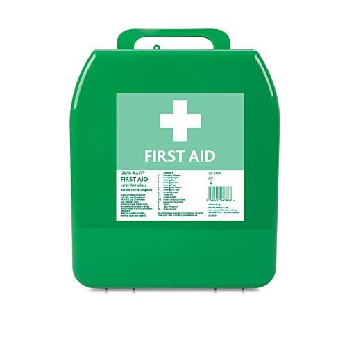 Lewis-Plast Large Premium BS8599-1 Compliant (Low Risk High Risk) First Aid Kit - First Aid Kit for Injuries Green — view 2
