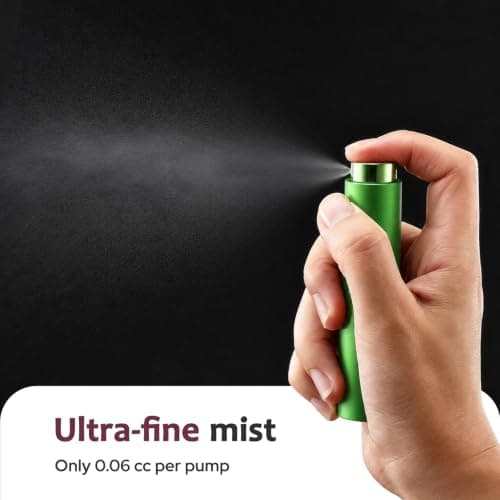 Toureal Travel Perfume Atomiser Refillable, 8ml Atomiser Spray Bottle,Green — view 3