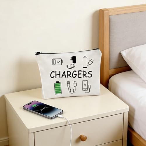 Charger Bag for Travels, Cable Bag Travel Accessories, Travel Organiser Kit — view 6