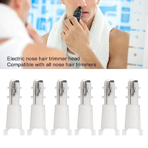 HaloVerde Nose Hair Trimmer Replacement Heads 20 Pack, Universal Nose Trimmer Replacement Heads for Men, a Bulk Set of Portable and Accurate Nose Trimmer Replacement Blades — view 2
