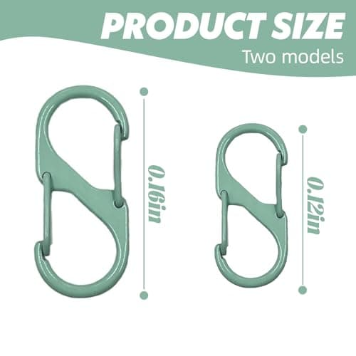 12pcs Luggage Locks – 6 Small & 6 Large Zipper Locks Clip, Anti Theft Double Zipper Clip for Bag, Backpack, Travel, Tent – 6 Colors, Anti Pickpocket — view 2