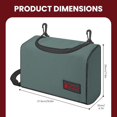 Vinsani Premium Peg Bag Holds 300 Pegs, Zippered & Hanging Clothesline Bag — view 4