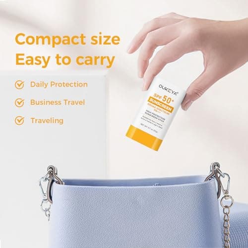 OUKEYA Sunscreen Stick SPF50+ PA++++, Broad Spectrum UVA/UVB Protection, Water-Resistant & Non-Greasy, Matte Finish Sun Block for Face & Body, Outdoor Sports & Daily Use, 0.7 Oz (20g) — view 6