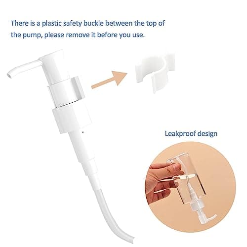 Apstaqeoo 4Pcs 150ML Empty Lotion Dispenser Refillable Clear Plastic Oval Travel Bottles Makeup Cosmetic Flat Container Dispenser with Pump Head & Label for Gel Cream Shampoo Massage Cleansing Oil — view 4