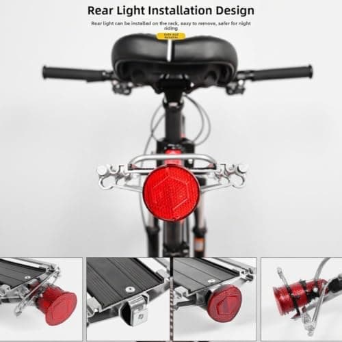 Posheliox for Quick Release Bike Rack Aluminium Alloy Luggage Carrier for — view 4