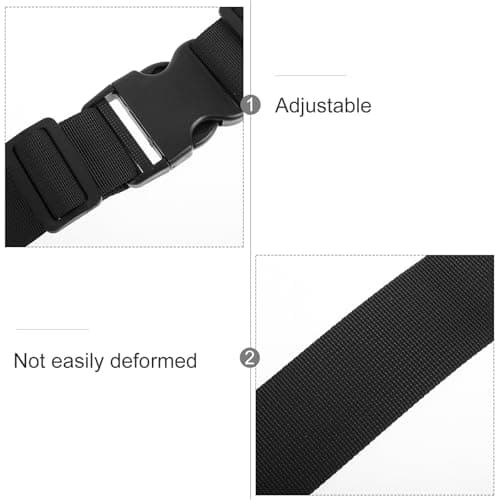 3pcs Replacement Safety Harness Straps for Stroller and Pushchair 1.2m — view 3