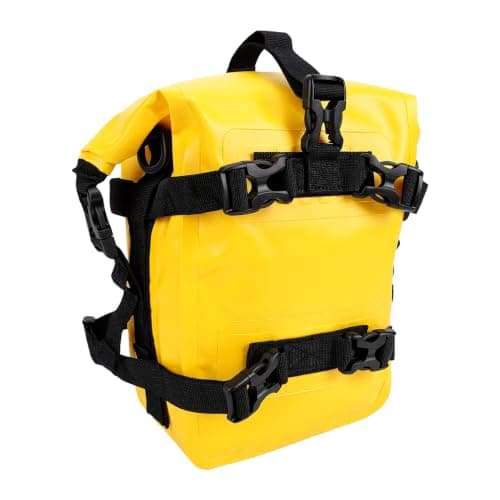 Luocute 8L 2Gal Motorcycle Crash Bar Bag (Yellow)