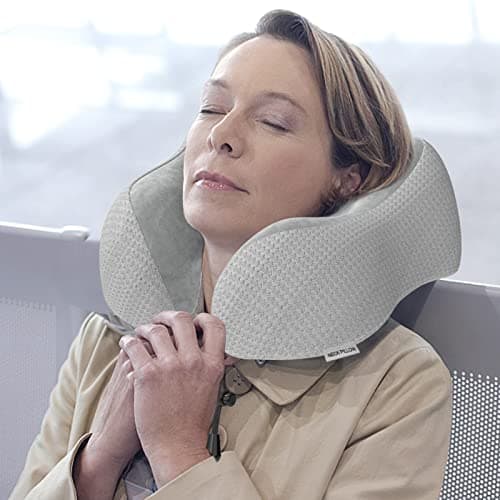 Yomisee Travel Pillow Neck Pillow for Travel Airplane Memory Foam Flight Pillow for Cars, Trains, Home, Offices — view 5