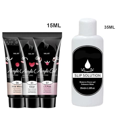 Uozonit Gel Extension Nail Kit - Professional Nail Gel Kit,Beauty Tools for Bridal Travel Salon Home Grooming Holiday Daily Party Spa Summer — view 6