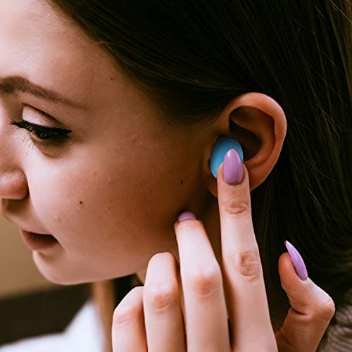 Frienda 36 Pair Silicone Ear Plugs for Sleeping, White, Blue, Green — view 4
