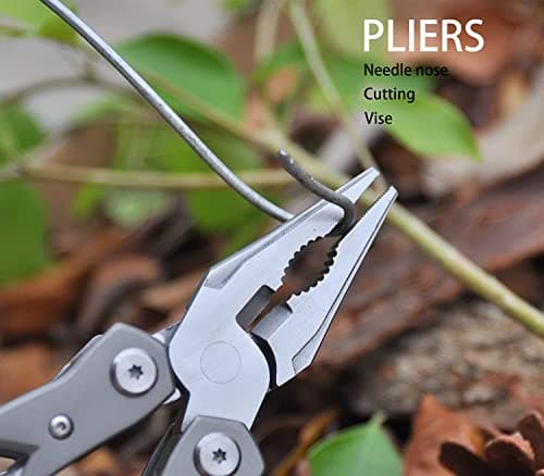 14-in-1 Multi-Functional Folding Pliers, Portable & Durable Stainless Steel Utility Tools Multi-Purpose Pocket Tool Multitool for Outdoor Activities, DIY Activities — view 4