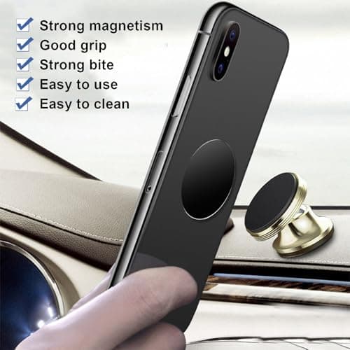 Sticker Metal Plates Replacement,phone magnet,Thin Metal Plate,pack of 4 — view 3