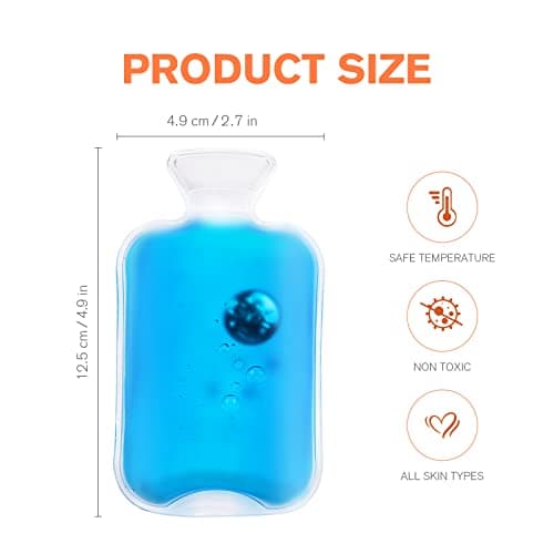 Vicloon Reusable Hand Warmers, 2PCS Instant Hand Warmers, Reusable Gel Click Heat Pads for Cold Hands Heat Pads Pocket Warmers — view 2