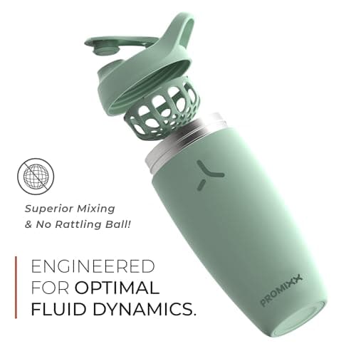 PROMIXX Pursuit Insulated Steel Shaker Bottle 550ml, Graphite Gray — view 5