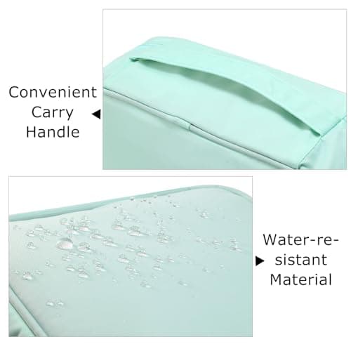 homchen Hanging Toiletry Bag Travel Kit for Men Women, Upgrade Large Capacity Wash Bag Makeup Bag with 4 Compartments, Foldable Compact Size — view 3
