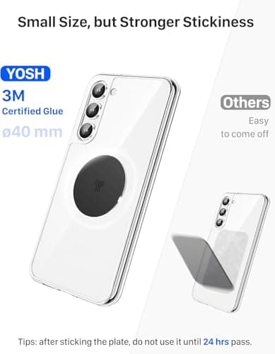 YOSH Magnetic Phone Holder for Car Air Vent 2 Pack — view 3