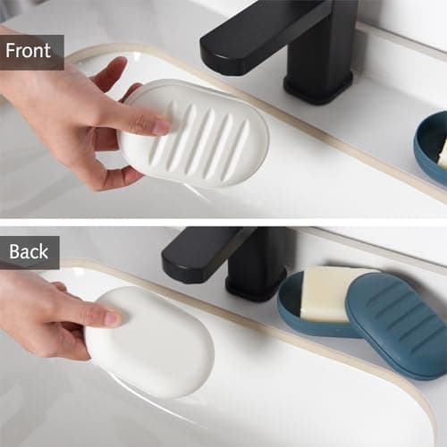 2PCS Travel Soap Case Soap Dish with Lid for Shower Bathroom School Gym — view 4