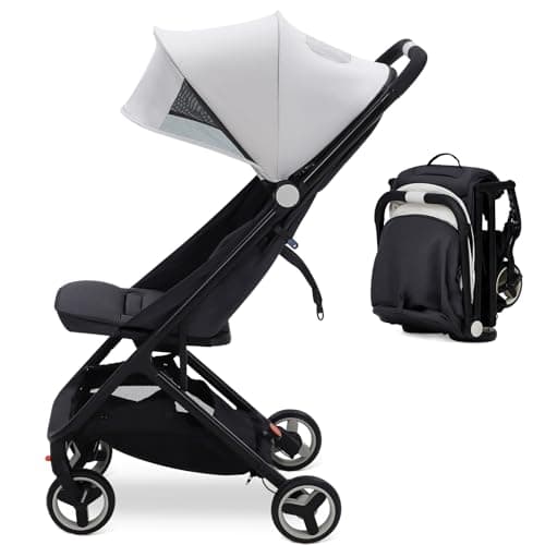Ultra-Compact Travel Stroller Pushchair, Cabin Approved, One-Hand Fold