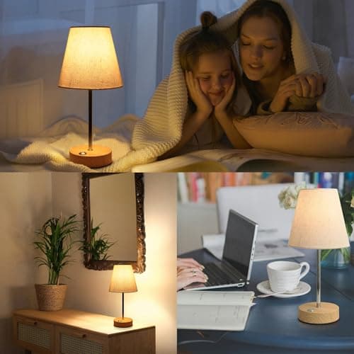 HSLighting Rechargeable Table Lamp, 300LM Cordless Stepless Dimmable Light — view 4