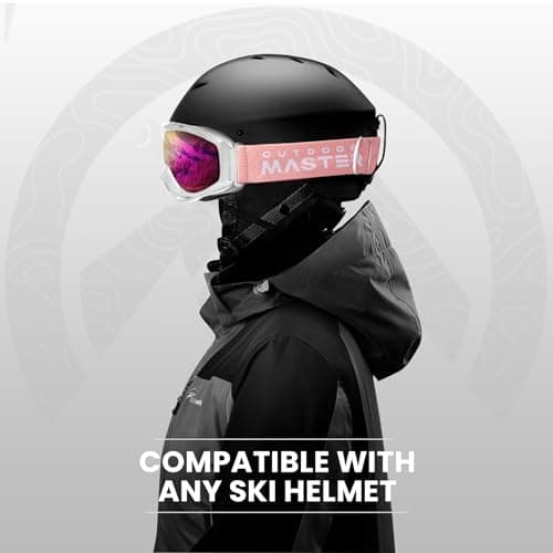 OutdoorMaster OTG Ski Goggles, Snowboard Goggles for Men, Women & Youth — view 5