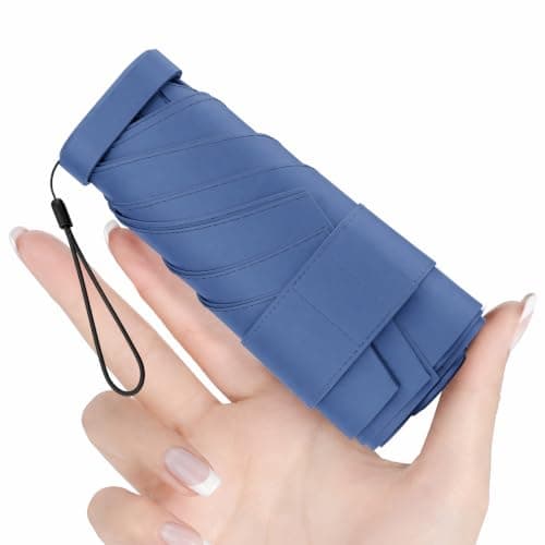 Mini Travel Umbrella for Sun Protection, SPF 50+ Compact UV Umbrella