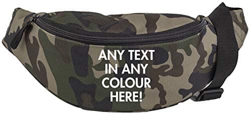 Hippowarehouse Personalised Waist Pack Bum Bag Festival Accessory 38x14x8cm 2.5 litres