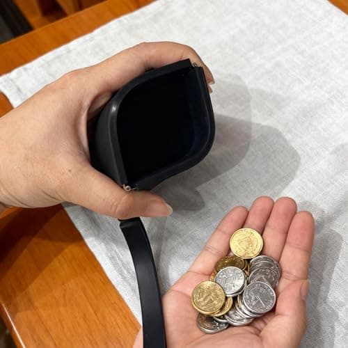 Silicone Squeeze Coin Purse, Small Pouch for Keys Cards Earphones, 4x3.2in — view 6