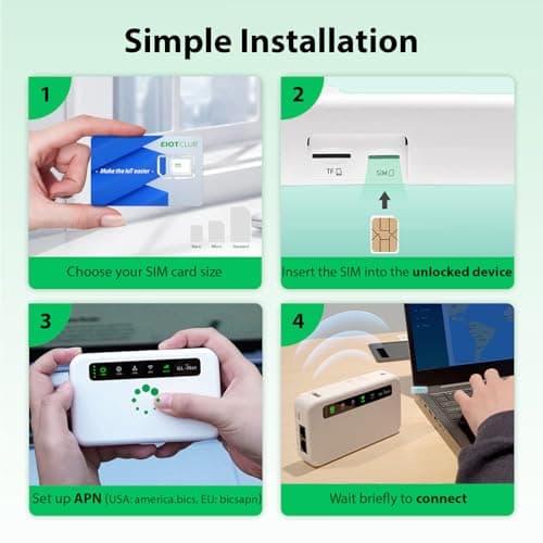 EIOTCLUB Global Data Only SIM, 200 Countries, Multi-Network, 1GB Trial — view 3