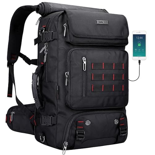WITZMAN Carry on Travel Backpack for Men Airline Approved Fits 16" Laptop