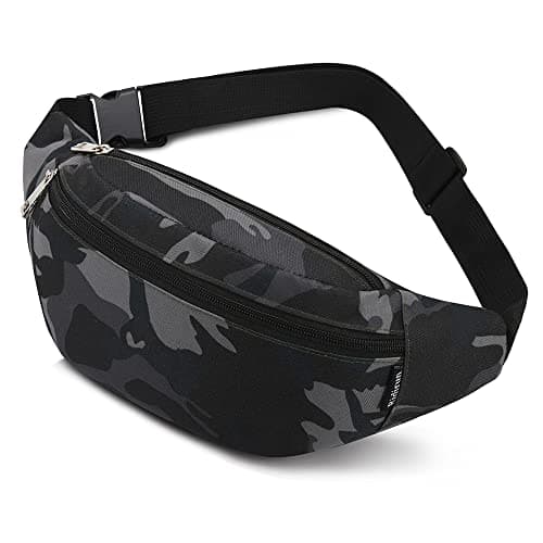 Bumbags and Fanny Packs for Men Women Hiking Running Travel Waterproof Waist Bag Walking Dog Outdoor Sport for Ladies Boys