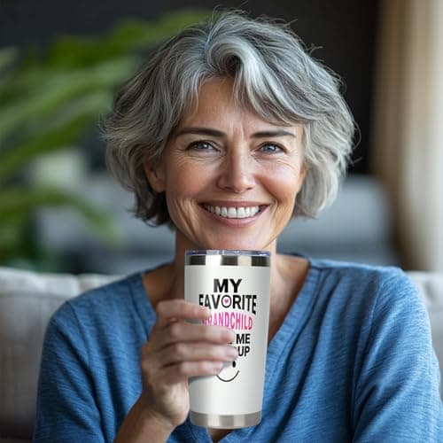 TOONGEEN Grandma Gifts, 20oz Stainless Steel Travel Mug Gifts for Grandma — view 5