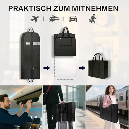 Dress Carriers for Women Travel, Clothes Covers, Full Length Garment Travel — view 4