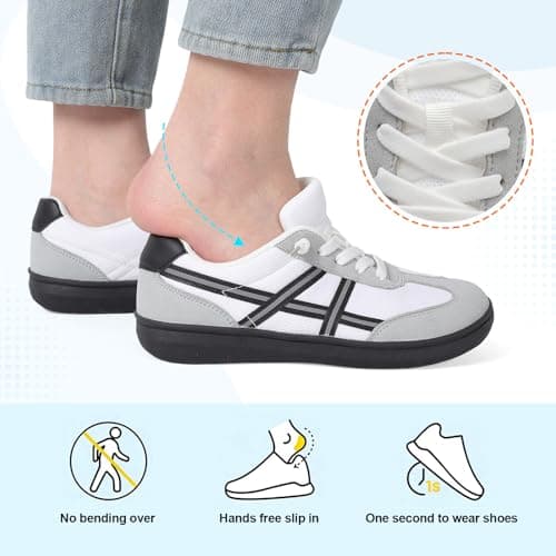 JOINFREE Women's Barefoot Walking Shoes Wide Fit Slip On Trainers — view 5