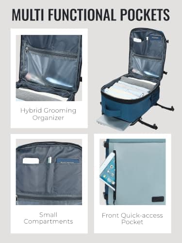 For Expandable Ryanair Cabin Bags 40x30x20 Underseat Luggage Travel Bag — view 5