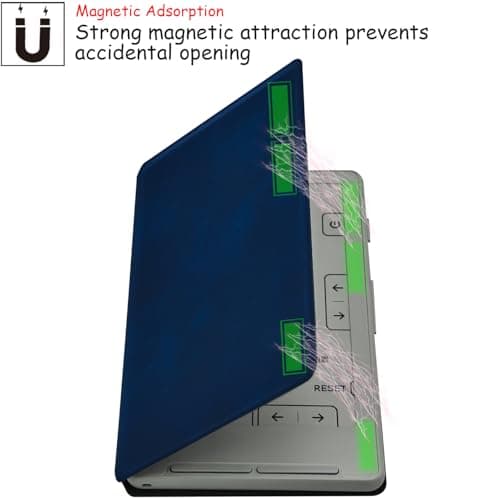 UMUBUHOMS Magnetic Case Compatible with Xteink X4 4.3 Inch E-Book Reader, Ultra Thin Lightweight Leather Protective Cover with Magnetic Closure (Soft-Touch Matte Dark Blue) — view 5