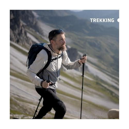 LEKI Khumbu Lite Hiking Poles for Women & Men | Lightweight, adjustable aluminum trekking poles with trekking baskets — view 4
