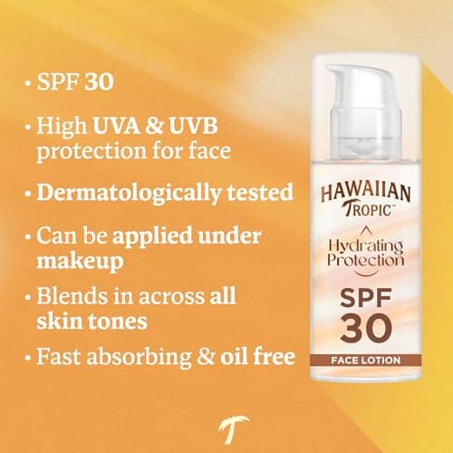 Hawaiian Tropic Hydrating Protection Face Sunscreen Lotion - SPF 30 - 50ml — view 2