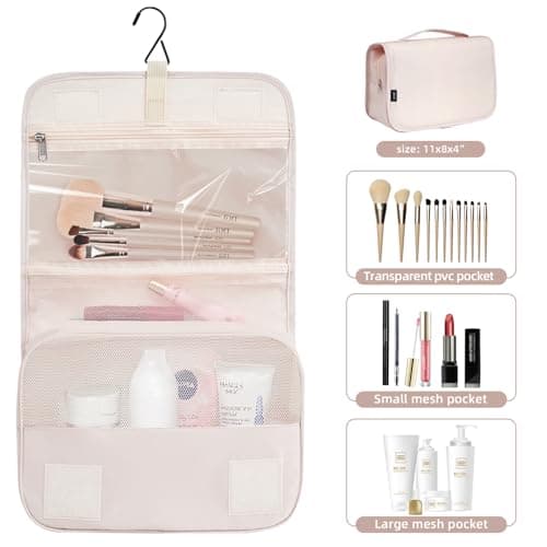 BAGAIL 10 Set Packing Cubes Various Sizes Packing Organizer for Travel Accessories Luggage Carry On Suitcase - Cream — view 3