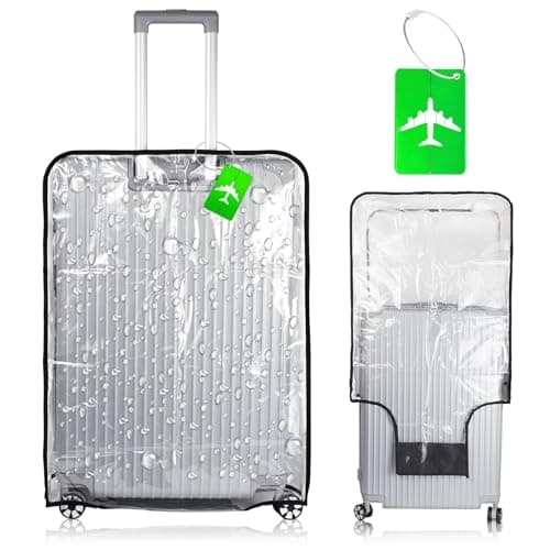 Suitcase Cover Transparent PVC,28-30 Inch Luggage Covers for Suitcases