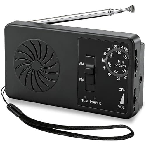 Pocket Mini Radio, Portable AM FM Worldband Radio with Best Reception