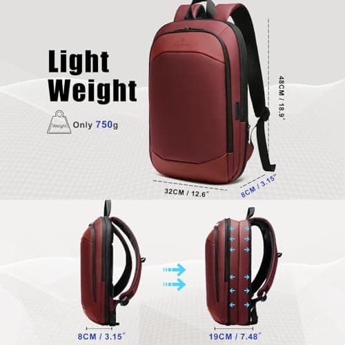 HEROIC KNIGHT Slim Laptop Backpack, Fits 17.3 Inch — view 4