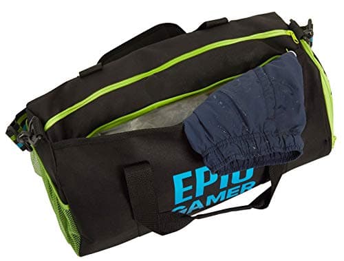 Epic Gamer Sports Holdall Adults Kids Duffle School Gym Bag with Shoulder Straps Black One Size — view 4