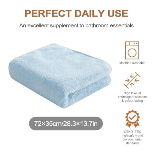 Generico Coral Office Towel Set-Increase Your Experience with | Fleece Bath Towels for Gym, Fitness, Bathroom, Hotel, Travel & Spa — view 6