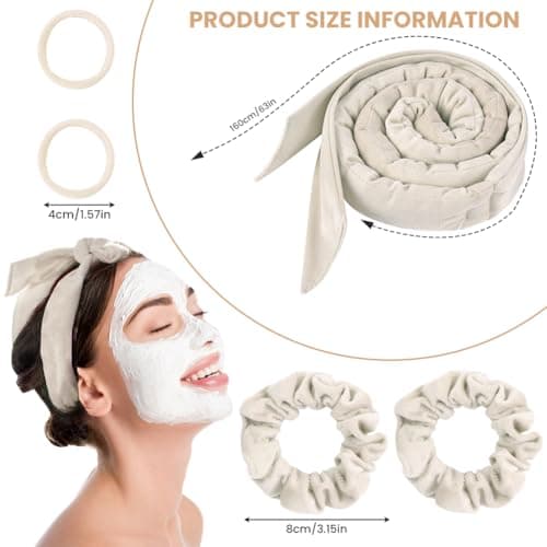 BUTBU Heatless Curlers Headband, 5PCS No Heat Hair-Curlers and Rollers — view 2