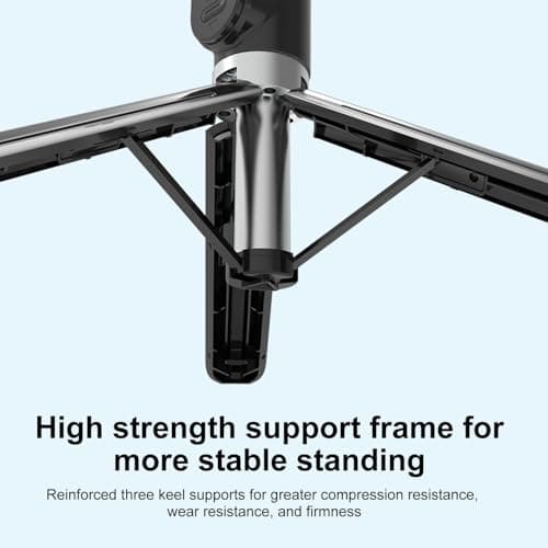 Selfie Stick, 130cm Phone Tripod, 4-in-1 Selfie Stick Tripod — view 2